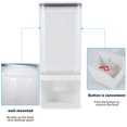 thumbnail image 4 of Wall-Mounted Dry Food Dispenser, Transparent Plastic, Dry Food Dispenser, Dry Food Fruit Storage Box-1500ML, 4 of 5