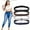 D-Black+Coffee+Blue+Grey, variant on JASGOOD 2Packs Invisible Stretch Invisible Elastic Web Strap Belt for Women Men Flat Buckle Belts for Jeans Pants Dresses