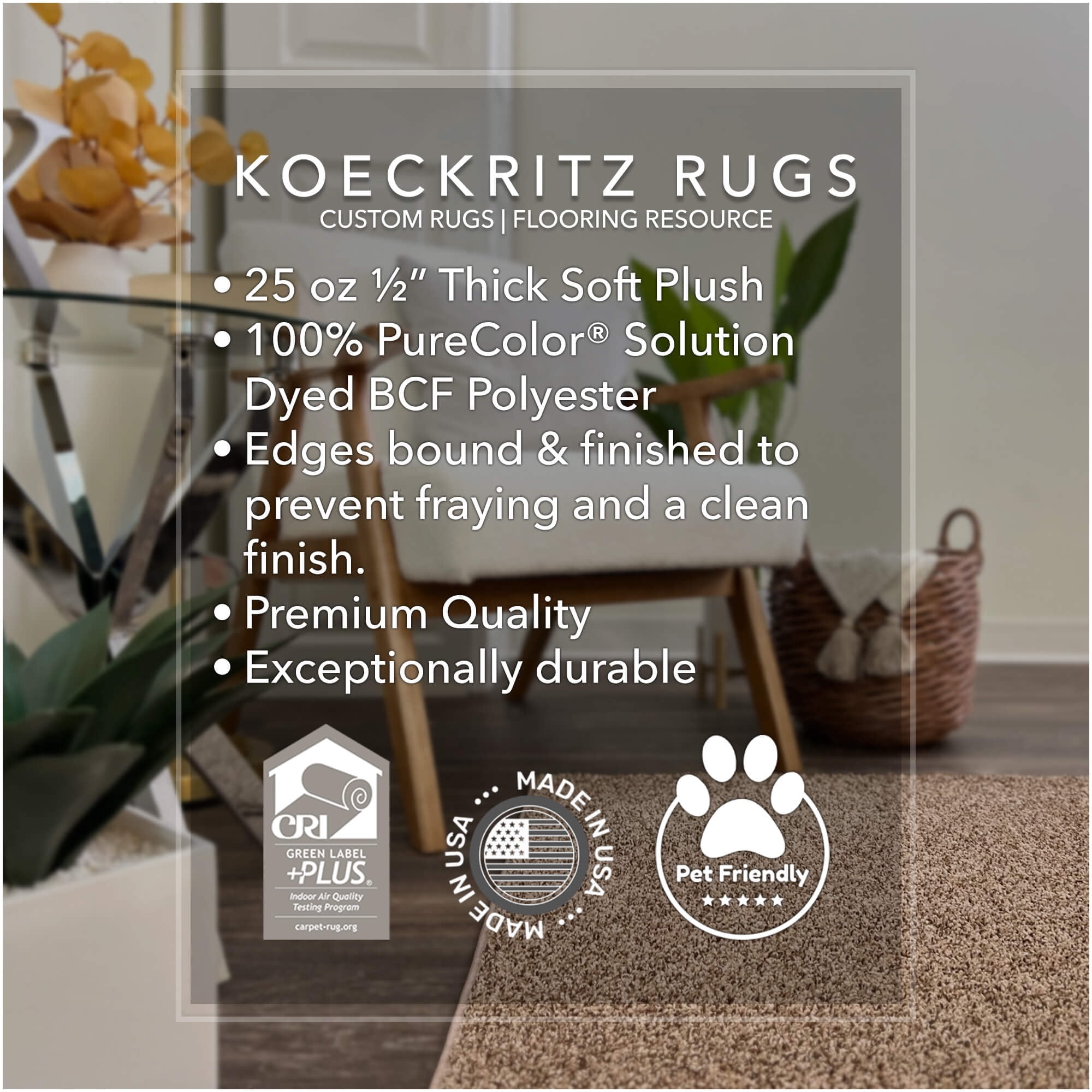 Koeckritz Rugs Soft & Cozy Bronzite 5'x14' Indoor Area Rug for Living Room or Bedroom
