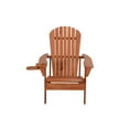 thumbnail image 2 of W Unlimited SW2101WN-CH2ET Earth Collection Adirondack Chair with Phone & Cup Holder, Walnut, 2 of 5