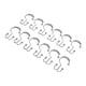 thumbnail image 5 of Ganchos de ducha 12PCS Anillos de cortina Enchapado Pulido Diseño de gancho doble para cortina de ducha para cuarto de baño ANGGREK Otros, 5 of 8