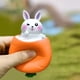 thumbnail image 4 of 5 Uds Juguete Animal Descompresión Pascua Zanahoria Conejo Forma Suaves Regalos para Adolescentes, 4 of 8