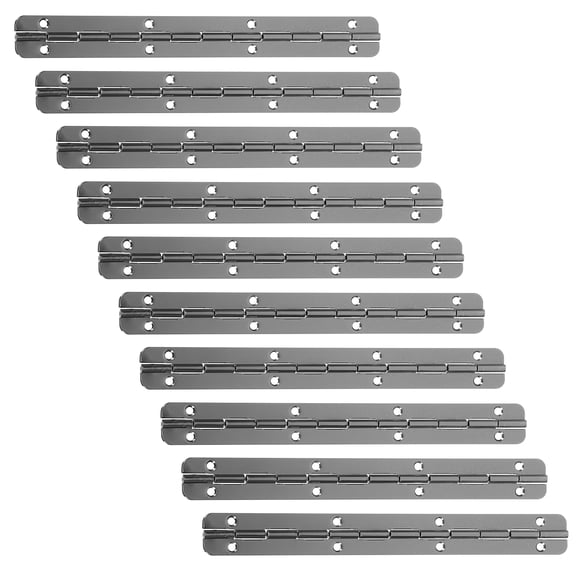 10pcs Piano Hinge Long Table Hinge Flush Hinges 180 Degree Hinges Piano Hinge 6 Inch