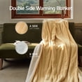 thumbnail image 2 of Heated Blanket 84"X90" Queen Size Electric Blanket with 6 Heating Level & 2-10 Hour Auto Off,Machine Washable -Yellow, 2 of 7