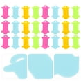 thumbnail image 3 of 100 piezas de herramientas de plástico para tejer lana, máquinas de tejer coloridas, tablas para devanar hilo, 3 of 8