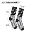 thumbnail image 3 of Athletic Socks Pancreatic Cancer Awareness Flag Sport Running Calf Socks Crew Socks for Men Women, 3 of 7