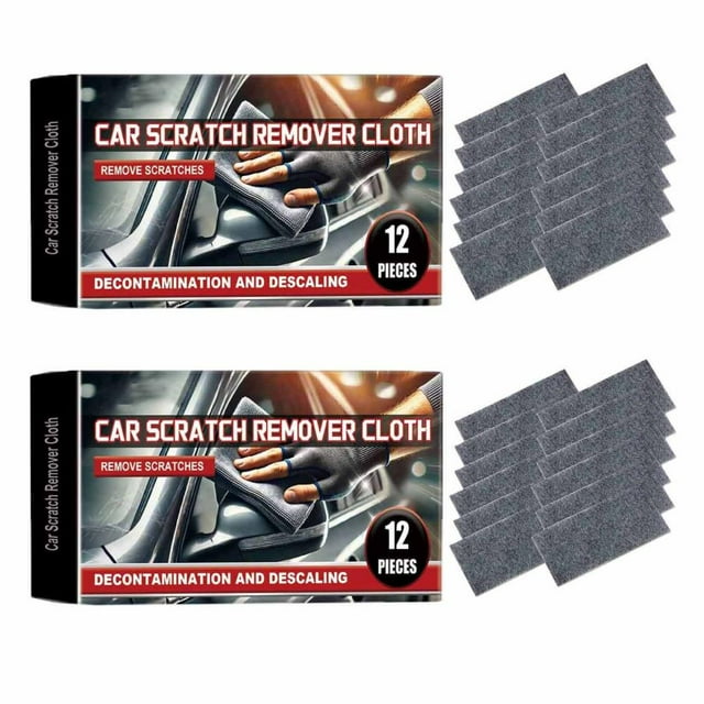 Feltree Car Scratch Repair Cloth, Nano Technology for Quick Scratch & Water Spot Removal, Easy DIY Car Paint Restoration, Reusable Auto Detailing Cloth