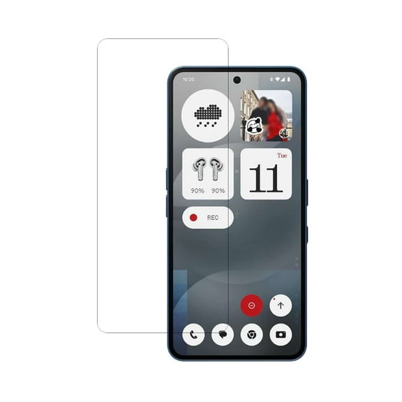 LEEKUANGSU [2 Pack] Tempered Glass Screen Protector Frontier Protective Protector High Clear Cover for Nothing Phone 3a 2025