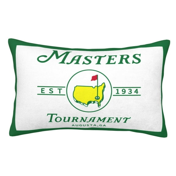 Masters Tournament Golf Throw Pillow Covers Square Pillowcases Home Decor Bed Couch Sofa Office Living Room Cushion 14x20