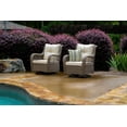 thumbnail image 2 of Tortuga Outdoor Two Piece Rio Vista Swivel Glider Set Armchairs & Accent Chairs, Rave Graphite, 2 of 5