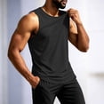 thumbnail image 5 of WANGJING Men's Tank Tops Sleeveless Shirt Basic Crew Neck Tank Top Sport Beach Vacation Casual Tank Shirts Summer Muscle Tee, 5 of 9