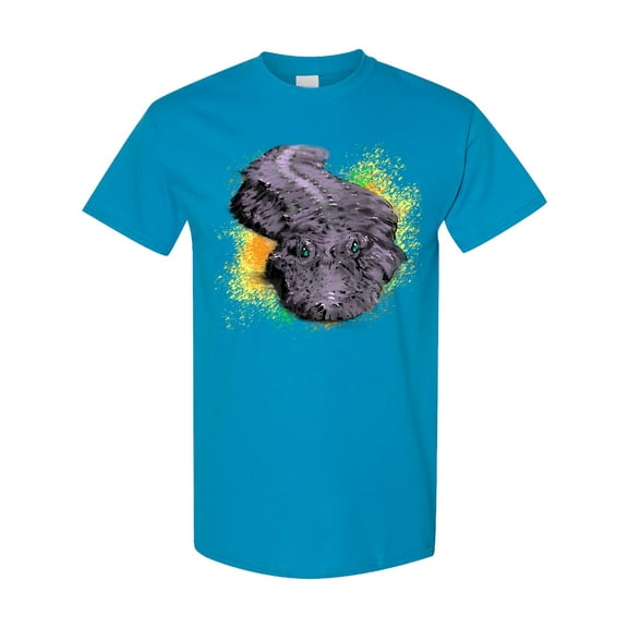 Inktastic Colorful Lurking Gator T-Shirt
