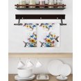 thumbnail image 3 of Hummingbird Kitchen Dish Towels for Drying Dishes Set of 3, Spring Farmhouse Oil Painting Sunflowers Waffle Weave Microfiber Hand Tea Bathroom Towels Quick Dry & Absorbent Towel 15.7x23.6, 3 of 7