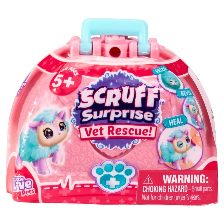 Little Live Scruff-a-Luvs Surprise Rescue, Reveal and Heal with Plush Pets  (Style May Vary) 