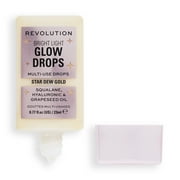 Revolution Bright Light Glow Drops, Radiant Finish, Hydrating, Golden, 0.77 fl oz