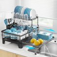 thumbnail image 1 of GSlife Large 2 Tier Dish Drying Rack, Expandable, 1 of 9