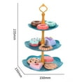 thumbnail image 4 of Simulation Afternoon Tea Toy Interactive Realistic Mini Toddler Cake Biscuit Doughnut Model Toy for Girls, 4 of 11