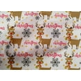 thumbnail image 4 of oneOone Cotton Cambric White Fabric Merry Christmas Dress Material Fabric Print Fabric By The Yard 56 Inch Wide-W5Y, 4 of 4