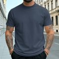 thumbnail image 5 of snilers Mens Active Quick Dry Crew Neck T-Shirt Athletic Running Gym Workout Shirts Summer Short Sleeve Basic Tee Tops S-3XL, 5 of 9