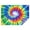 Rainbow Tie Dye-1, variant on Rainbow Tie Dye Mandala Pattern Rectangle Tablecloth 60"x84",Waterproof Polyester Rectangle Table Cloth, Wipeable Spillproof Polyester Tablecloth for Dining, Camping, Indoor and Outdoor