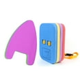 thumbnail image 3 of Foam Back Float and Kickboard Set for Kids Hydrodynamic Design Adjustable Belt Motor Skills Development Swimming Kickboard with  Buoyancy Bubble Belt Safety for Swimming, 3 of 7