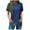 Blue, variant on Fesfesfes Shirts for Women Women Casual Printed Short Sleeve Round-Neck Pullover Blouse T-shirt Tops T-Shirts for Women M(US:6)