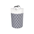 thumbnail image 1 of Cesto de ropa sucia bolsa de ropa 75L cesto de almacenamiento plegable tela impermeable ahorro de espacio dormitorio hogar dormitorio organizador Almacenamiento y organización del hogar Gris (82L) Billuyoard HA083045-04, 1 of 6