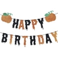 thumbnail image 1 of Halloween Pumpkin Happy Birthday Banner, 1 of 4