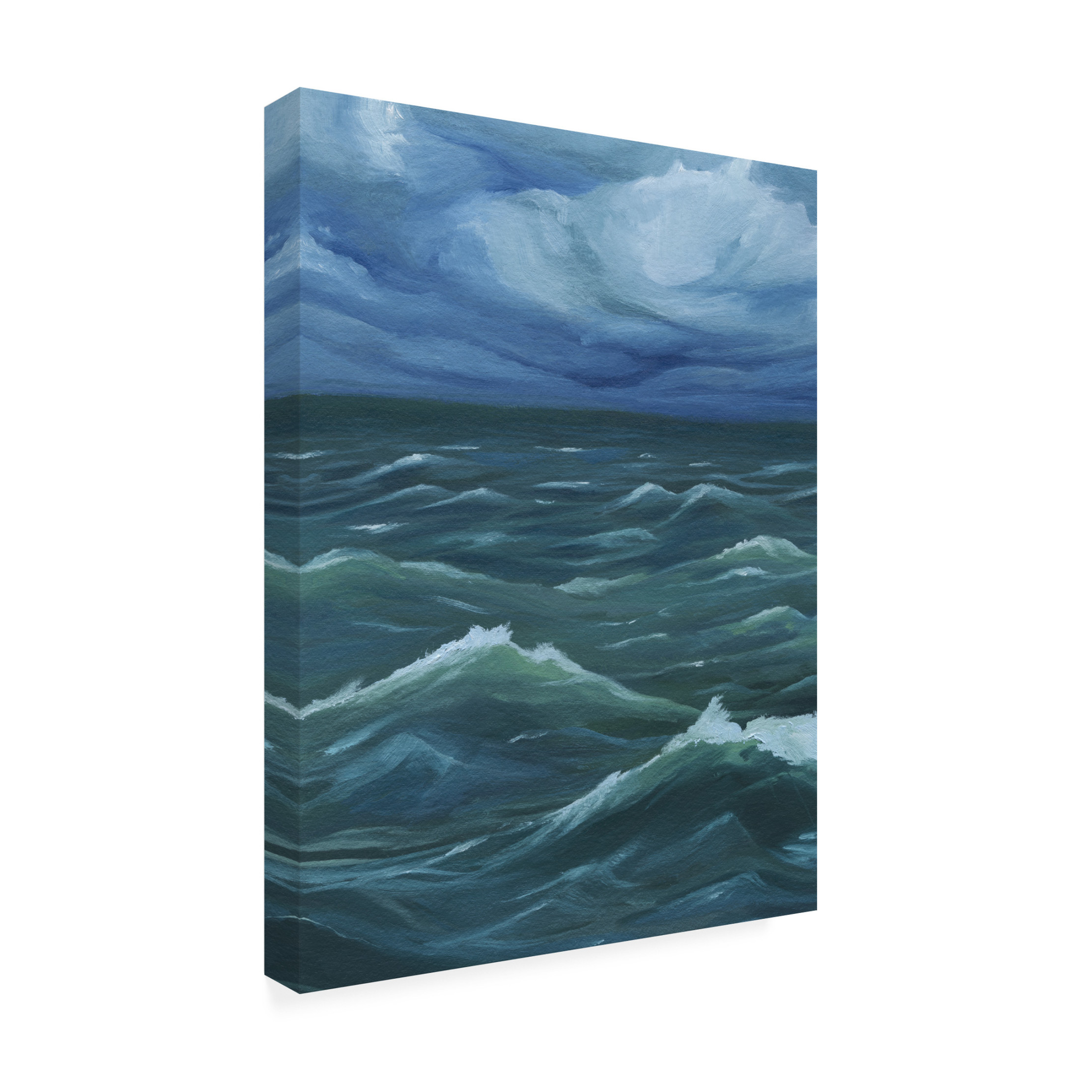 Trademark Fine Art Grace Popp  Luna Sea I Canvas Wall Art