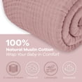 thumbnail image 3 of Manta Comfy Cubs Muslin Queen, 90 x 90, 6 capas, color malva, 3 of 6