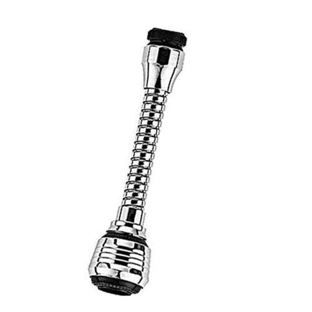 Tubos de extensión de grifo, dispositivo de extensión de rociador de grifo de acero inoxidable flexible de 360 grados