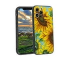 thumbnail image 1 of Compatible with iPhone 12 Pro Phone Case, Sunflowers-1 Case Men Women, Flexible Silicone Shockproof Case for iPhone 12 Pro, 1 of 1