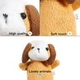 thumbnail image 3 of LQQBOX 10 Pcs Soft Plush Animal Finger Puppets Set Baby Story Time Velvet Animal Style for Toddlers, 3 of 7