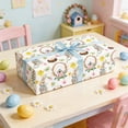 thumbnail image 4 of 19.69x27.56in Easter Gift Wrapping Paper – Spring Themed Decorative Paper with Bunny, Egg, and Flower Prints for Easter Gifts, Crafts, Scrapbooking, and Holiday DIY Packaging, 4 of 6