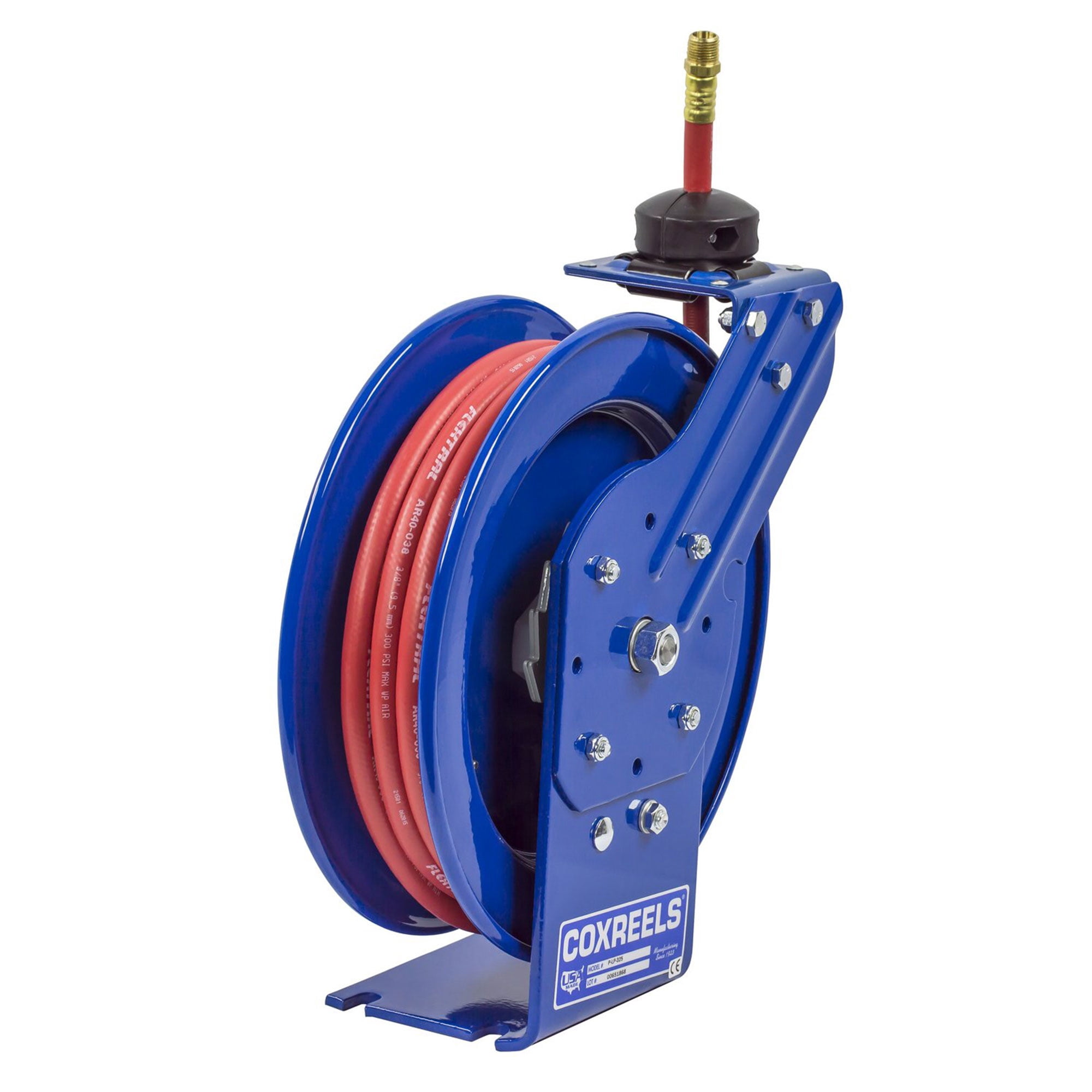 Coxreels P-LP-325 25 Foot Low Pressure Retractable Air and Water Hose Reel