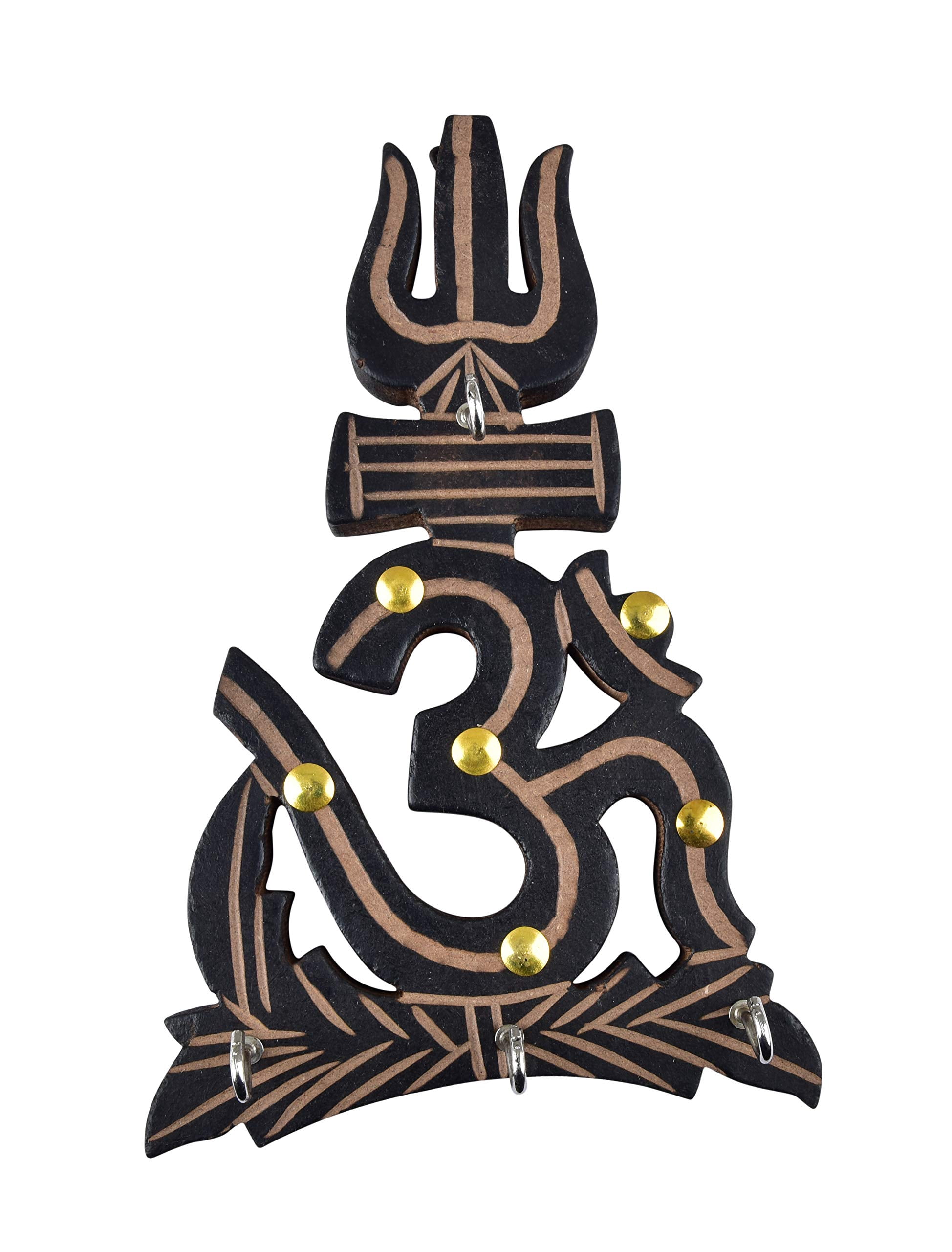 diollo Om Shiva Key Hooks for Wall Hanging Hooks for Organizing Keys ...