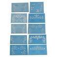 thumbnail image 4 of Keenso Face Paint Stencil,Face Paint Stencil Kit,10 Sheet Face Paint Stencil PET Holiday Makeup Face Paint Template For Stage Performance, 4 of 8