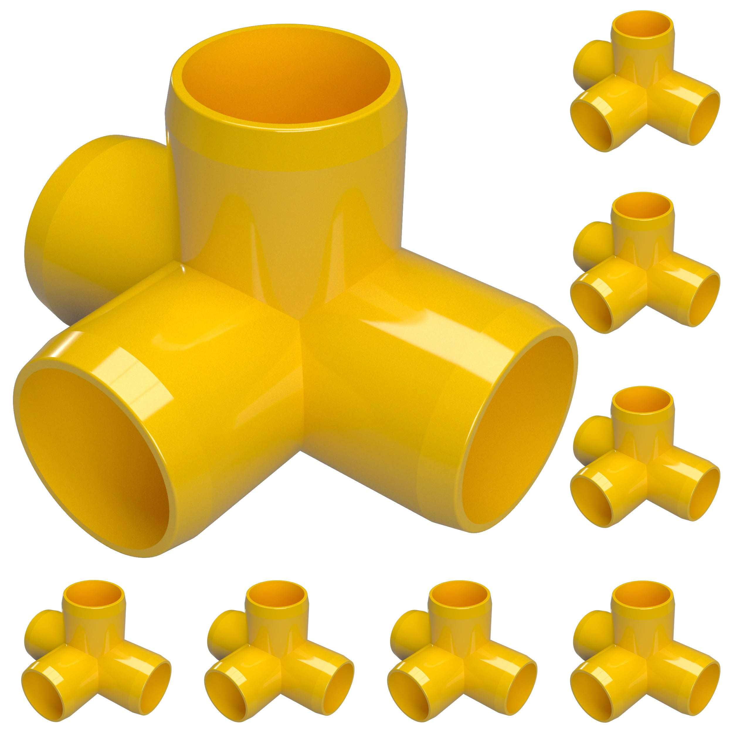 FORMUFIT PVC Fitting, 4Way Tee Side Outlet , Furniture Grade, 3/4