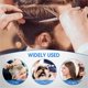 thumbnail image 2 of Juego de tijeras profesionales para cortar el cabello con hojas afiladas de acero inoxidable, kit de barbería de 10 piezas., 2 of 5