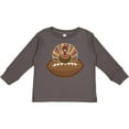 thumbnail image 3 of Inktastic Thanksgiving Football Turkey Boys Long Sleeve Toddler T-Shirt, 3 of 5