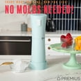 thumbnail image 6 of PREMIUS Rechargeable Cordless Hawaiian Shaved Ice Maker, Snow Cone Machine, Mint, 6 of 9