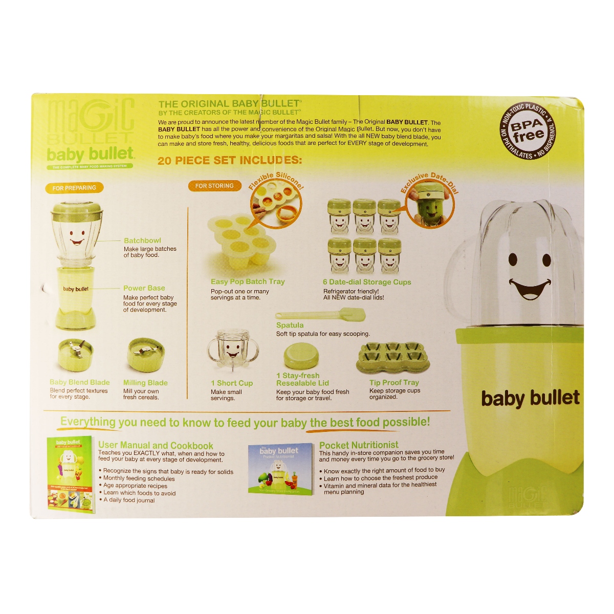 Baby Bullet Baby Food Maker Set, 20 Piece - image 4 of 4
