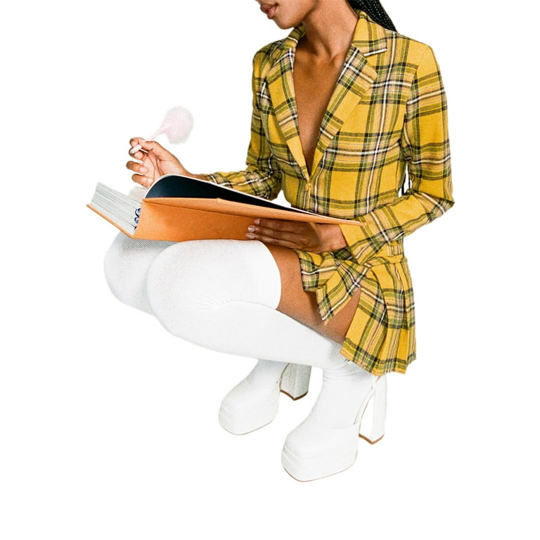Yellow plaid 2025 skirt and jacket