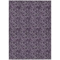 thumbnail image 2 of 3' X 5' Eggplant Purple And Lilac Floral Washable Indoor Outdoor Area Rug, 2 of 5