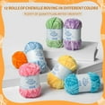 thumbnail image 3 of BZPIZ Deals Baby Yarn Soft Knitting Yarn for Crafts Skeins for Crocheting DIY Bulk for Handicraft Knitting Scarves for Hand Knitting or Arm Knitting, 3 of 7