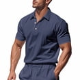 thumbnail image 1 of pstuiky camiseta de hombre, Camiseta informal de manga corta para hombre, estilo deportivo, color liso, para fitness ropa de hombre l, 1 of 9