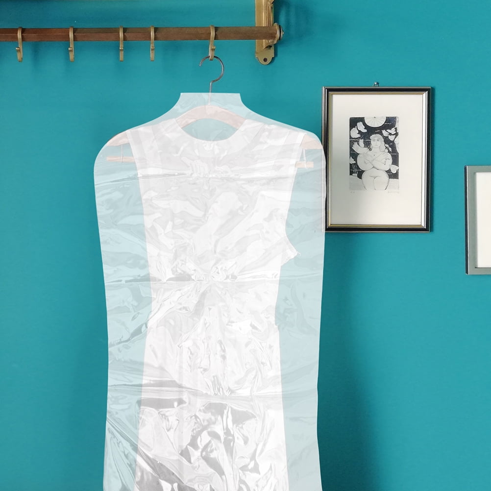 RENACLIPY Transparent Garment Bags, PVC Material for Home Storage, Protect Clothes and Wrinkles, Keep Wardrobe Organized