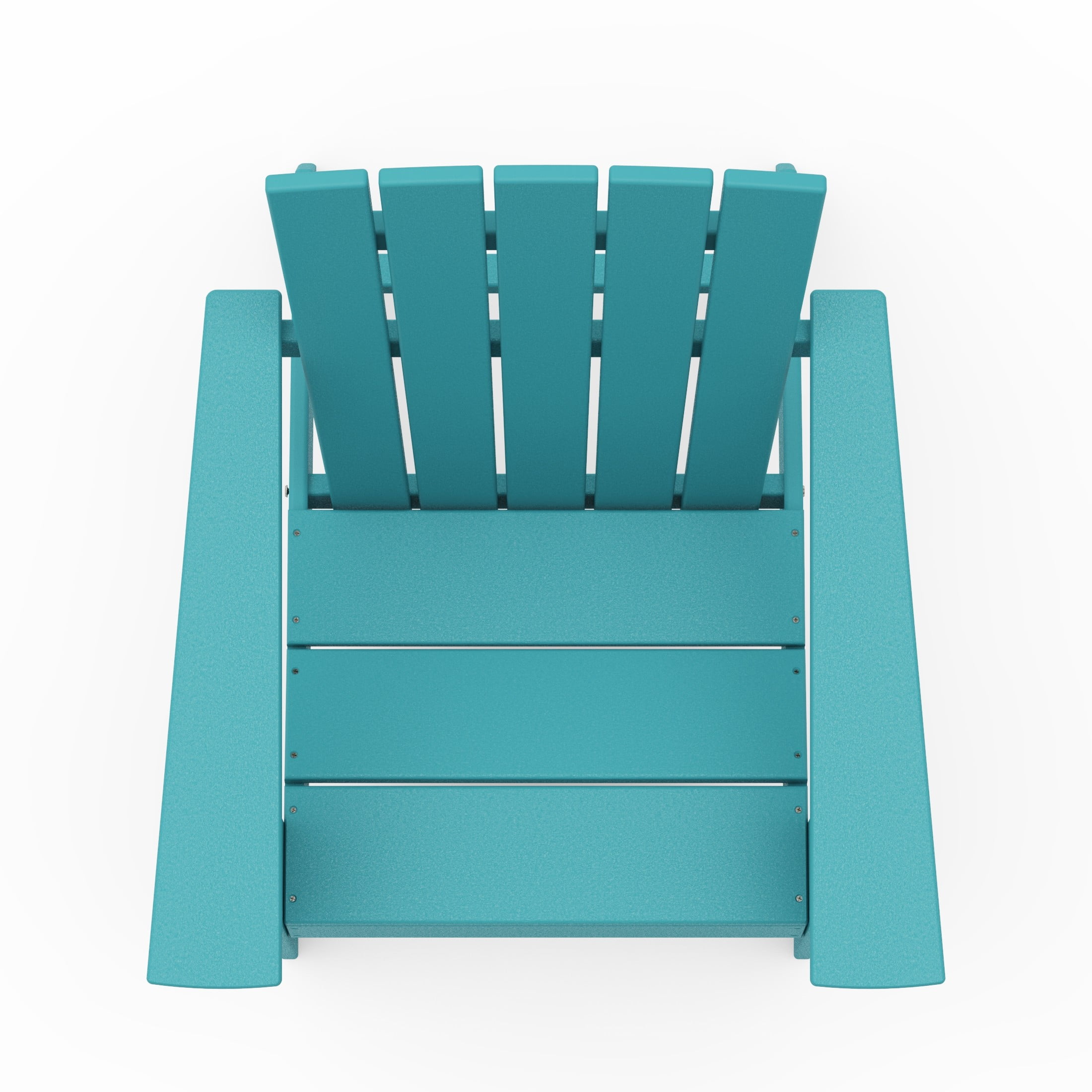 Better Homes & Gardens by POLYWOOD Southlake Outdoor Modern Adirondack Chair, All-Weather HDPE, Patio Seat, in Aruba
