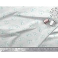 thumbnail image 3 of Soimoi Blue Cotton Voile Fabric Fashion Accessories & Heart Print Fabric by the Yard 56 Inch Wide, 3 of 3