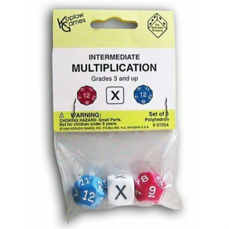 Koplow Games Intermediate Multiplication Dice Ages 8-14 